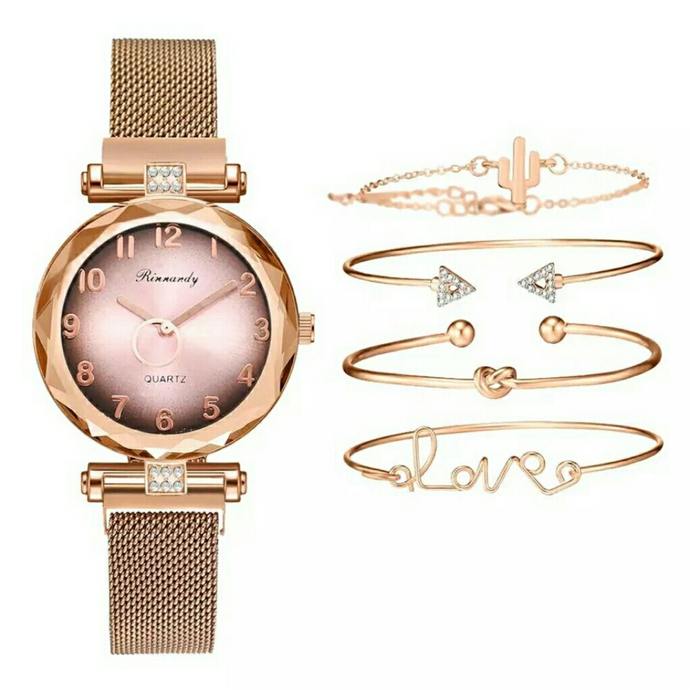 Luxury Women Watch Fashion Elegant Magnet Buckle V - Picture 2 of 2